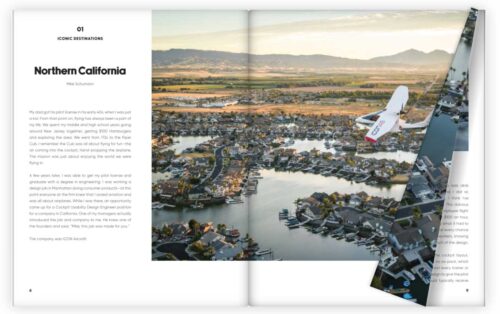 Chapter preview for ICON Aircraft's photo book, ICONIC Destinations